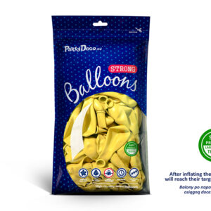 Balony Strong 30cm, Pastel Lemon Zest 50szt