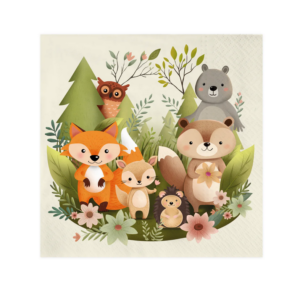 Serwetki Leśni Przyjaciele