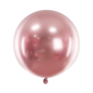 Balon lateksowy 60 cm złoty róż