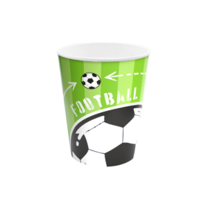 Kubeczki piłka nożna zielone 6szt