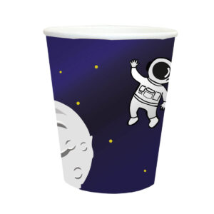 Kubeczki urodzinowe Kosmos – 6 szt