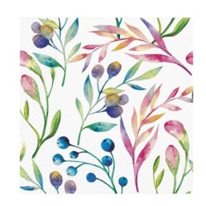 Serwetki Multicolored Flowers 20szt