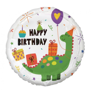 Balon foliowy diplodok Happy Birthday