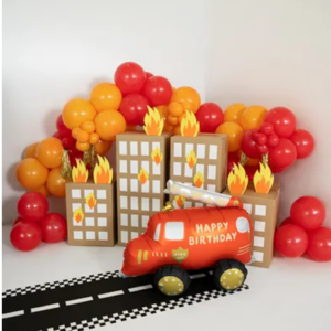 Balon foliowy stojący Wóz strażacki