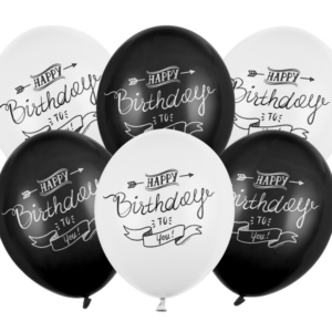 Balony 30cm, Happy Birthday
