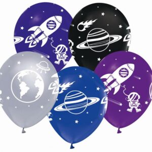 Balony lateksowe Kosmos, 12″/ 5 szt