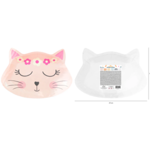 Talerzyki papierowe Kotki 6szt. zestaw