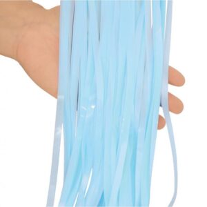 Kurtyna pastelowa jasnoniebieska, 100×200 cm