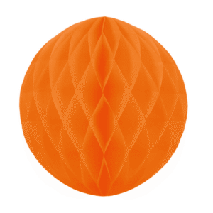 Honeycomb bibułowy, pomarańczowy, 10cm