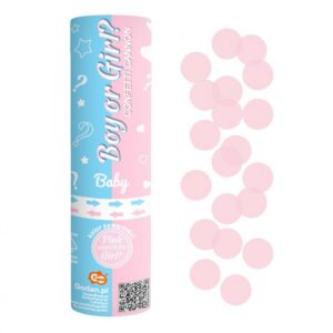 Konfetti pneumatyczne „Boy or Girl” pink