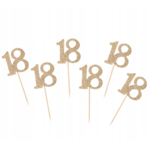 Piker B&C 18, złoty, 6 szt.