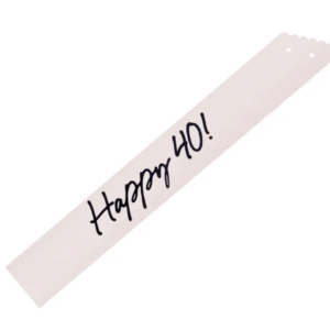 Szarfa Happy 40, krem, 76 cm