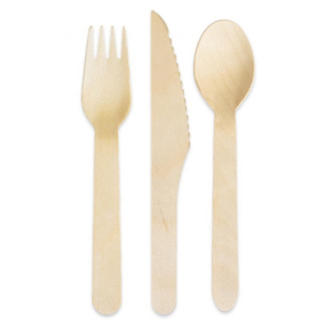 Kolekcja Eco Drewniane sztućce mix 6 szt