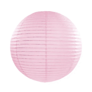 Lampion papierowy różowy