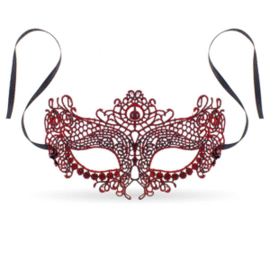 Maska ażurowa „Czerwona nieznajoma”