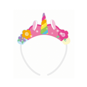 Tiara „tęczowy jednorożec”