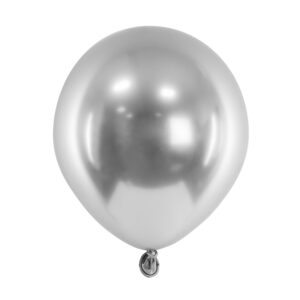 Balony Glossy 12 cm 5″ srebrny