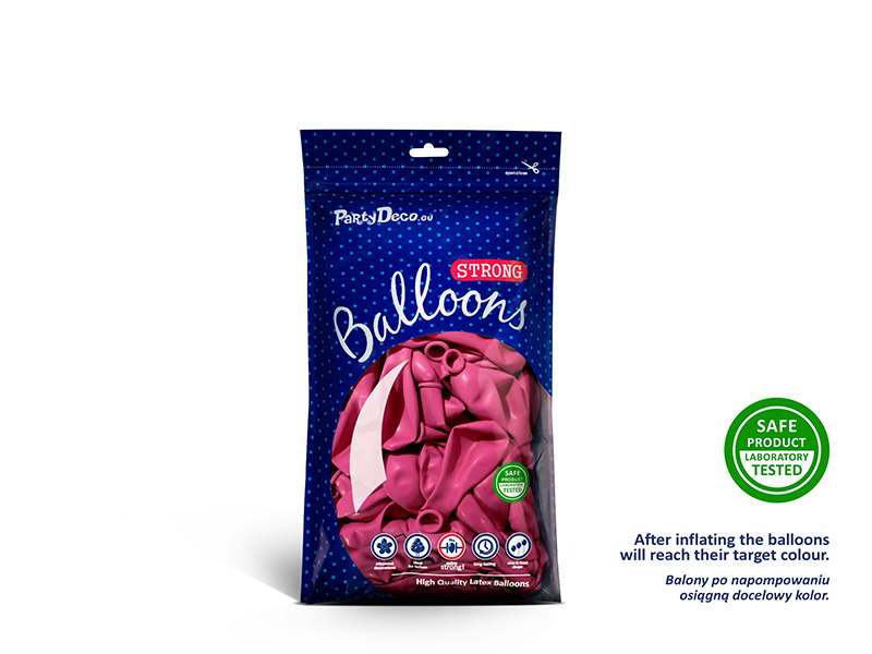 Balony Strong 12cm/5″ kolor Pastel Hot Pink