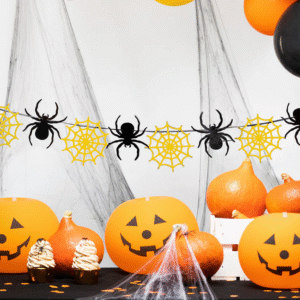 Girlanda pajęczyny i pająki