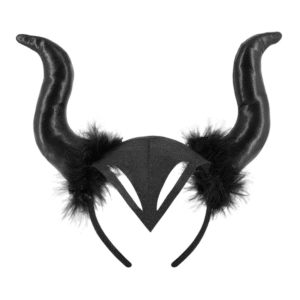 Opaska Halloween czarna diablica