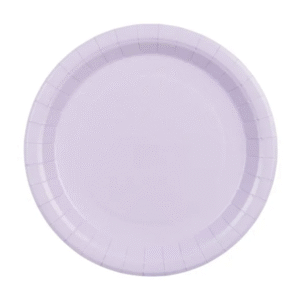Talerzyki papierowe, kolor lawendowy, 23 cm, 6 szt.