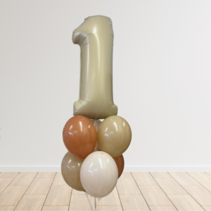 Bukiet na roczek – beże i brązy