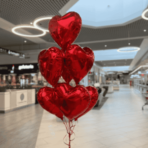 Bukiet 7 czerwonych serc