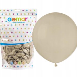 Balony Gemar Pastelowe Latte – 19″ 25 szt.