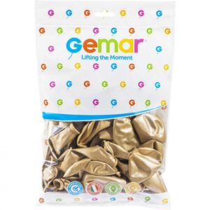 Balony Gemar Shiny złote – 19″ 25 szt.