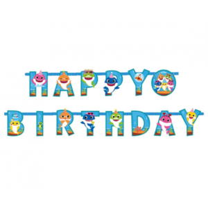 Girlanda papierowa Baby Shark  1,8
