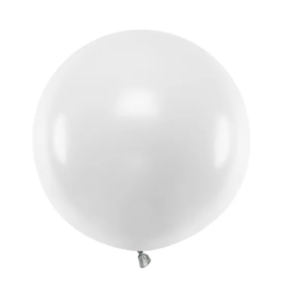 Balon jumbo pastel pure white 60cm