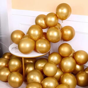 Balony Gemar Shiny złote – 5″ 100 szt.