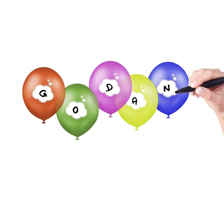 Balony Premium „Twój napis”, 12″ / 5 szt.