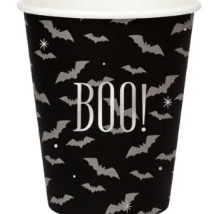 Kubeczki papierowe Halloween „Boo!”
