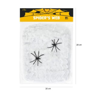 Pajęczyna Halloween – biała