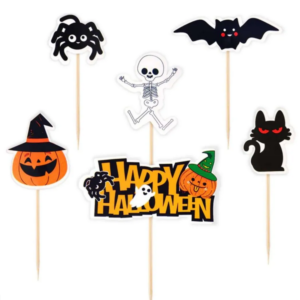 Topper Halloween 6szt